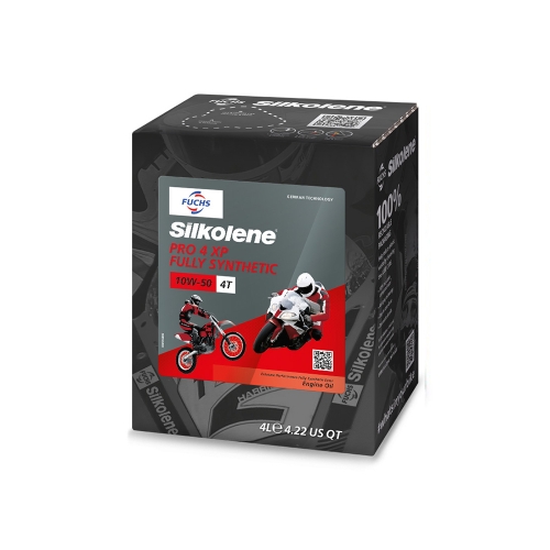 Моторно Масло, 10W-50, FUCHS Silkolene Pro 4, 4T, 4 литра